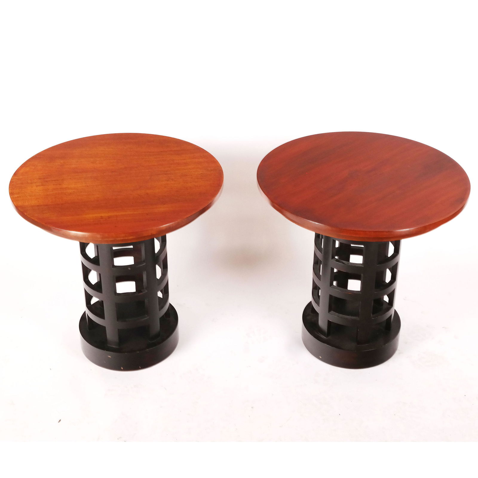 Pair of Art-Deco Style Circular Tables (1 of 8)