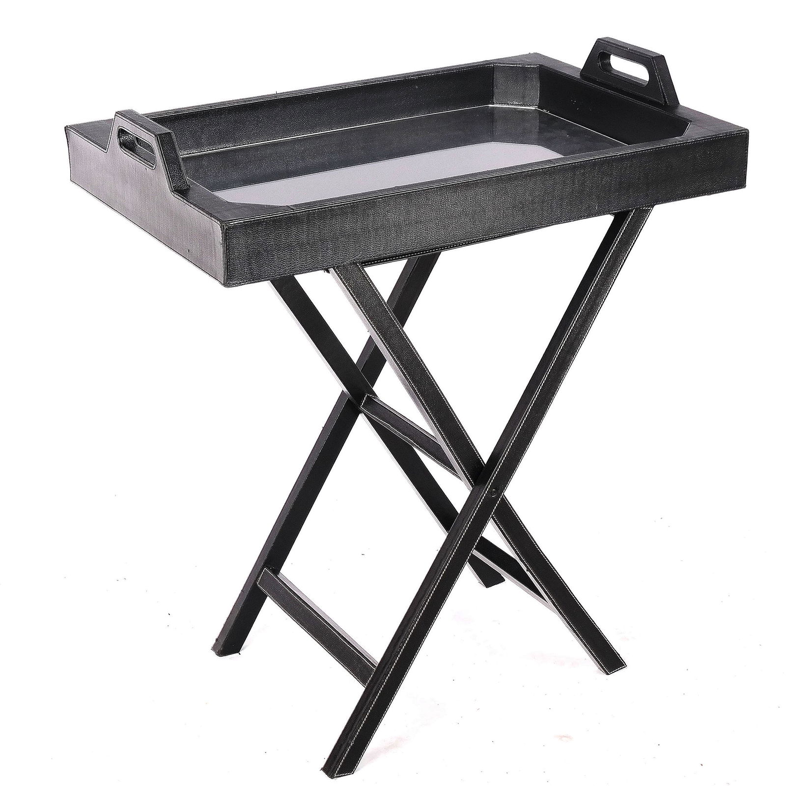 Ralph Lauren-Style Black Butlers Table (1 of 7)