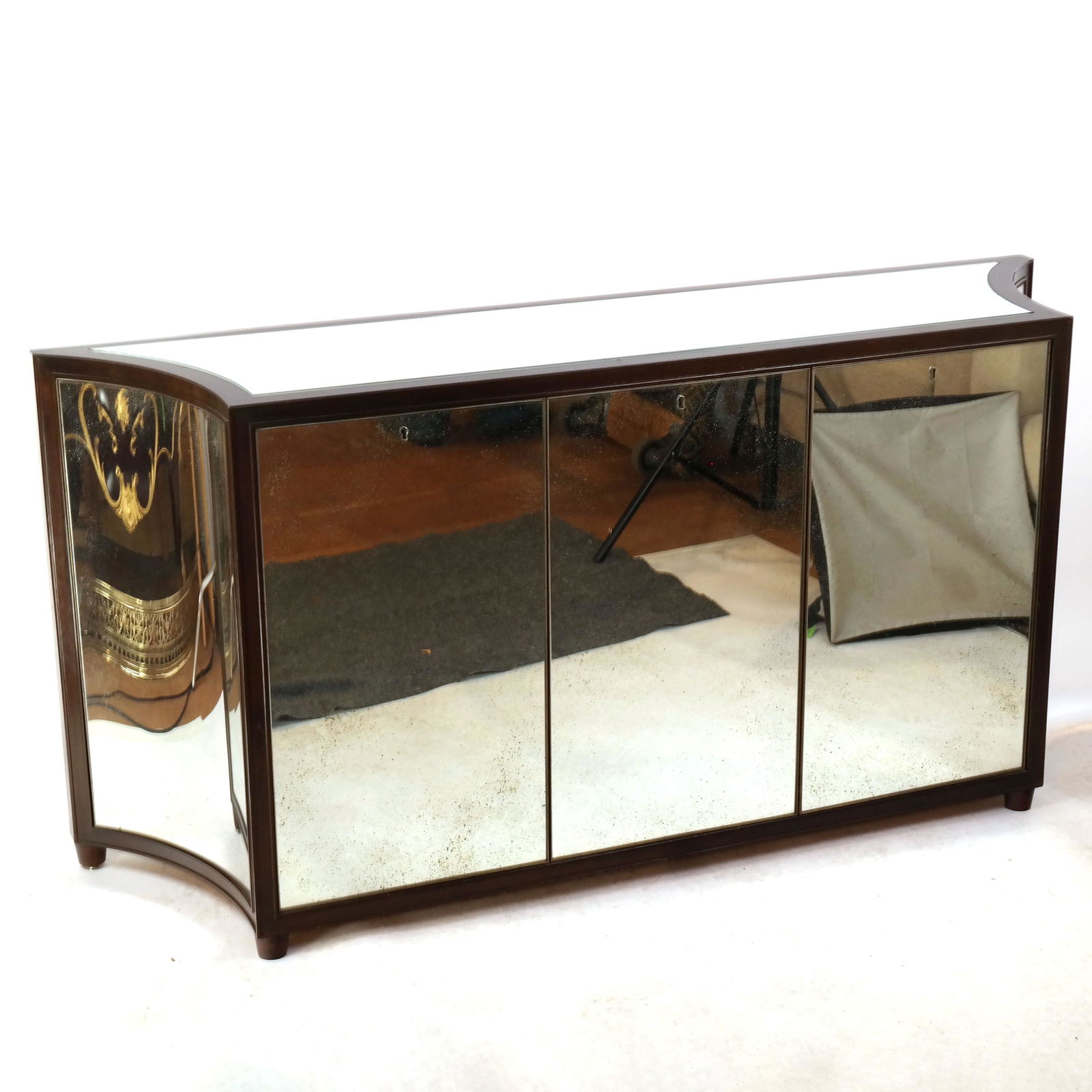 Robert Couturier Modern Mirrored Sideboard (1 of 7)