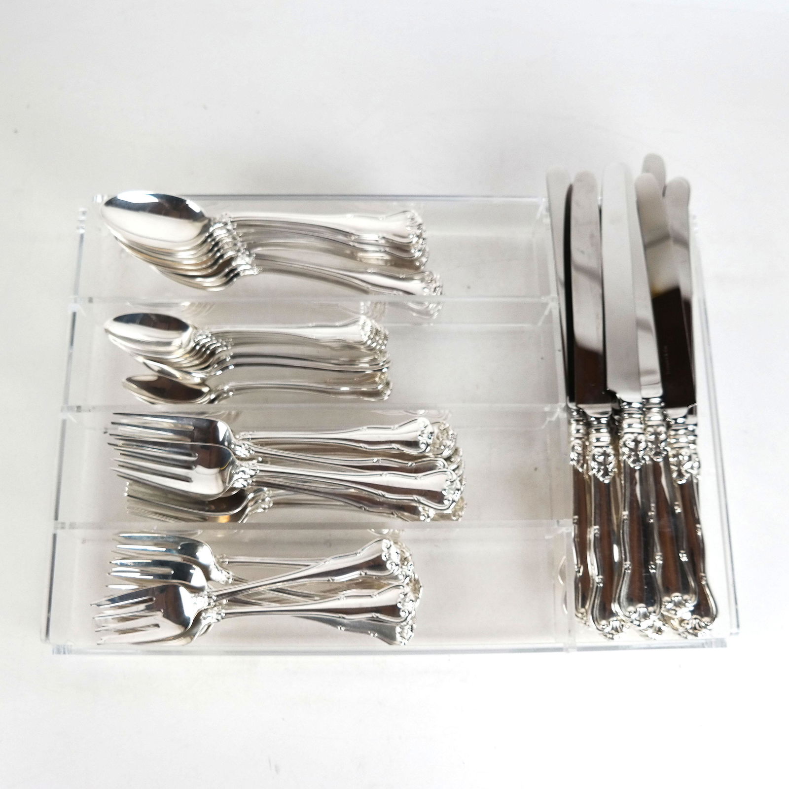 45 Pcs. Tiffany & Co. Sterling Silver Flatware (1 of 12)