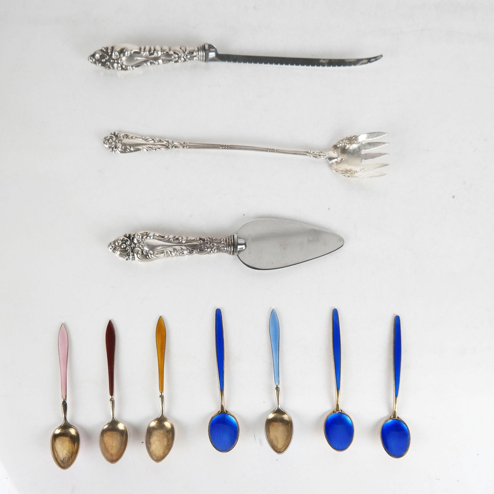 10 Silver and Plated Flatware Pieces (1 of 9)