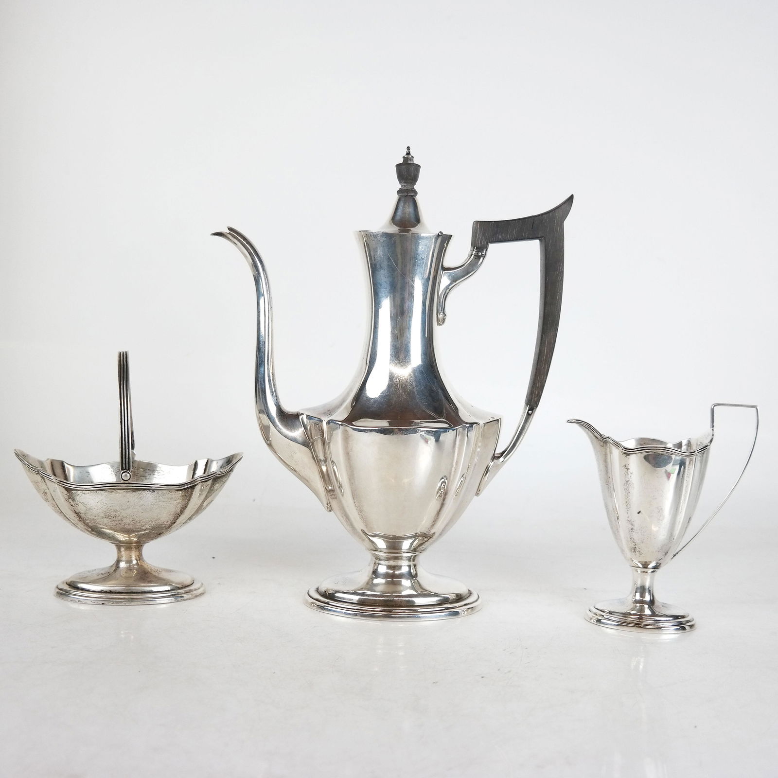 3-Pc. Sterling Silver Tea Service (1 of 17)