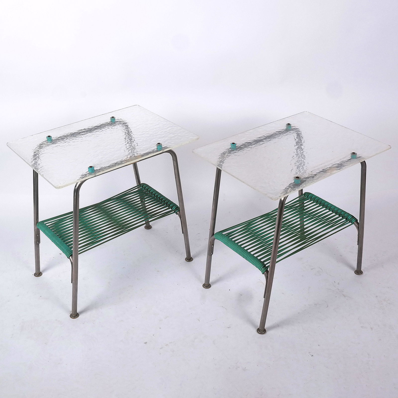 Pair of Surfline Mid-Century Patio Tables (1 of 9)