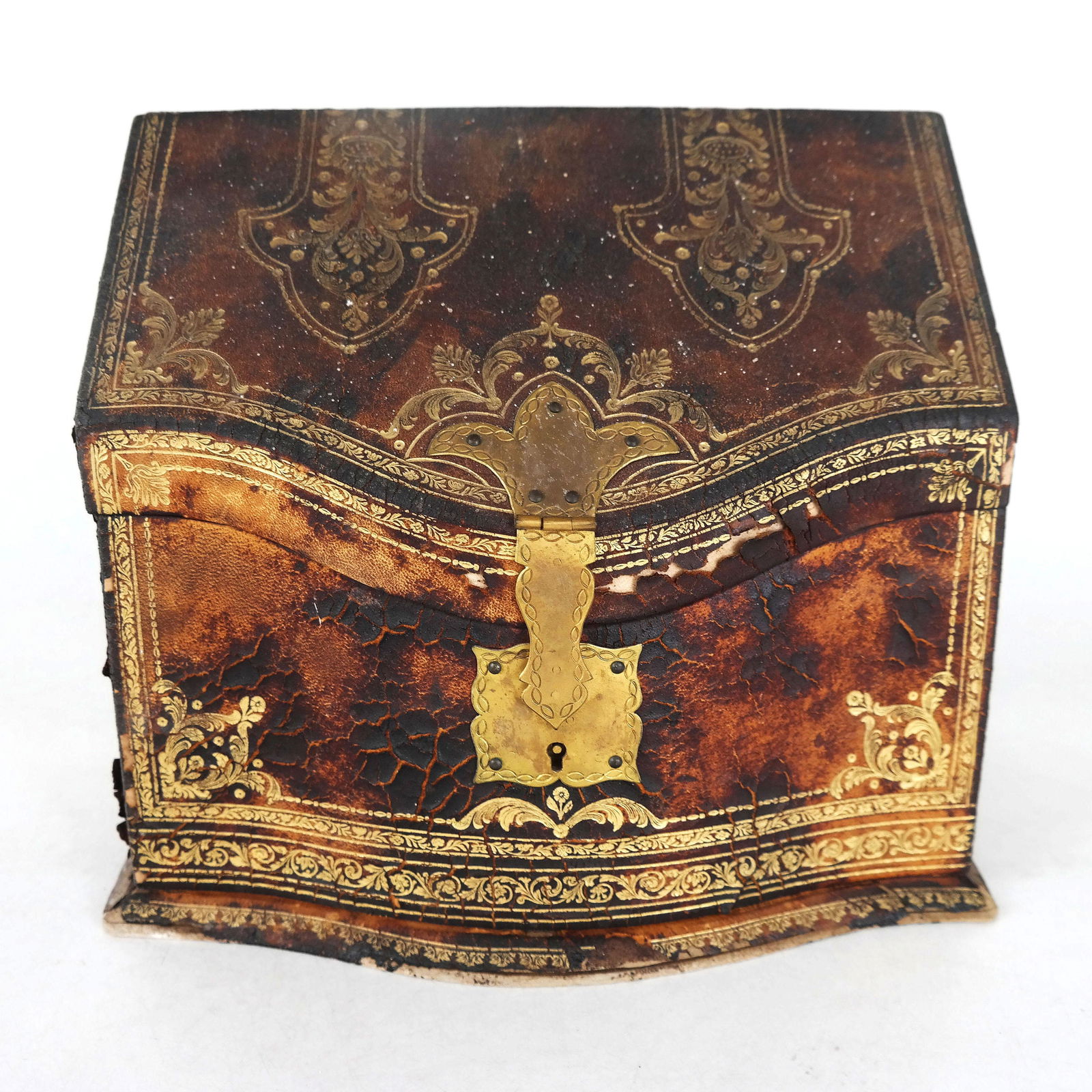 Vintage Leather Letter Box (1 of 13)