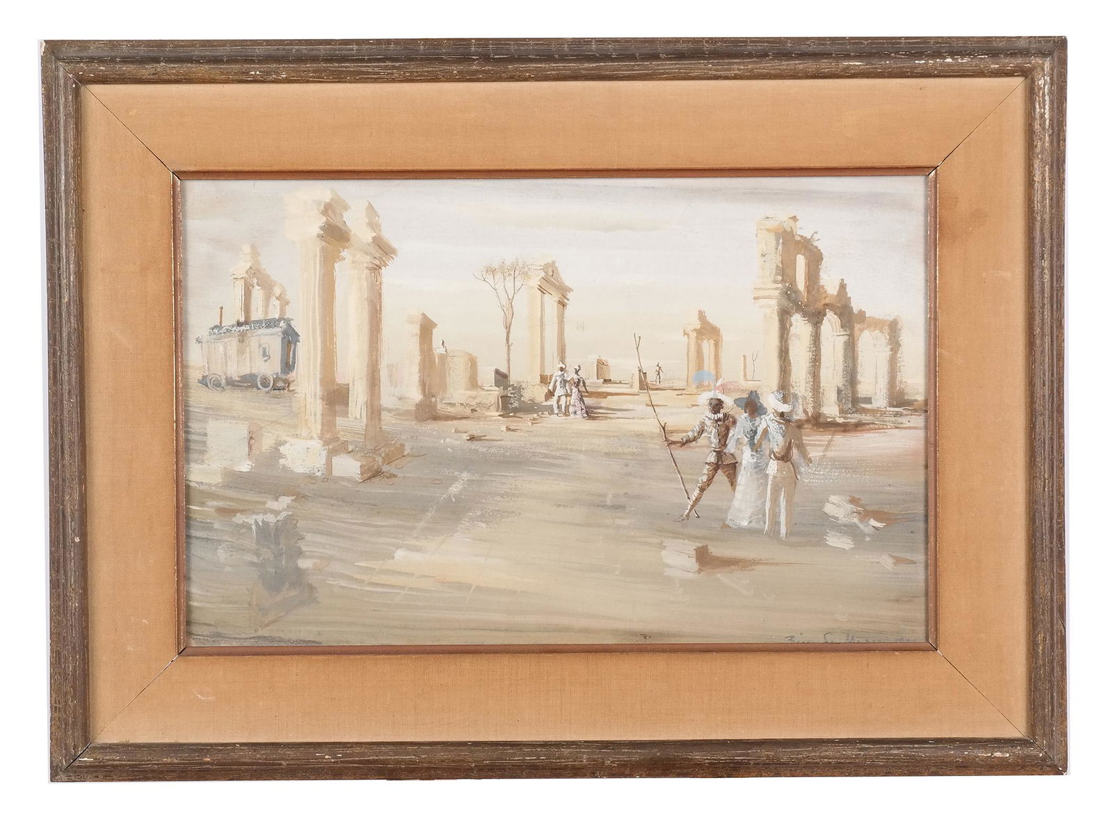 Ricardo MAGNI: Capriccio - Gouache Painting (1 of 7)