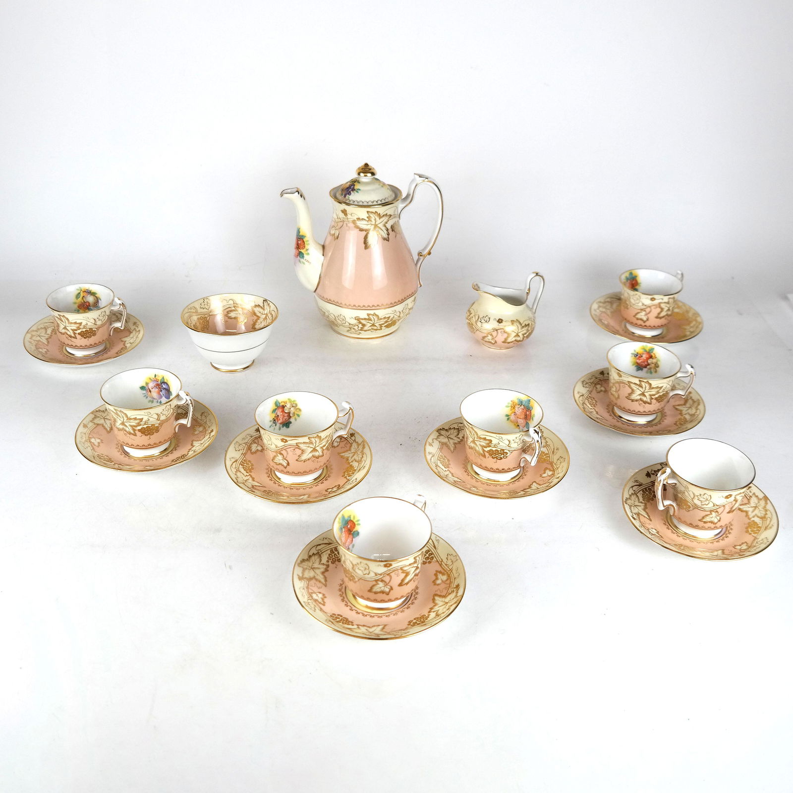 19-Pc. Royal Chelsea Tea Set (1 of 16)