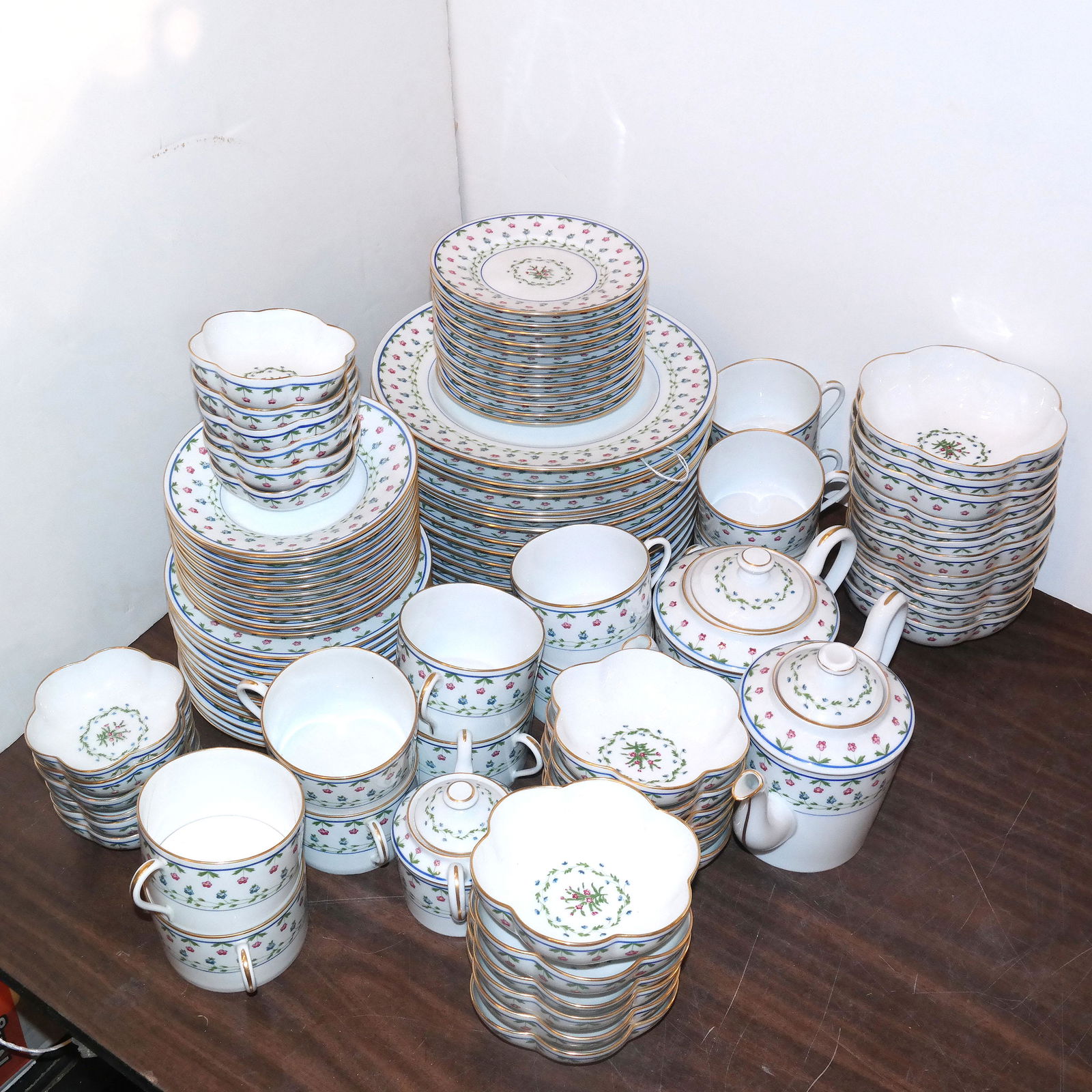 99 Pcs. A. Raynaud Limoges Dinner Set (1 of 12)