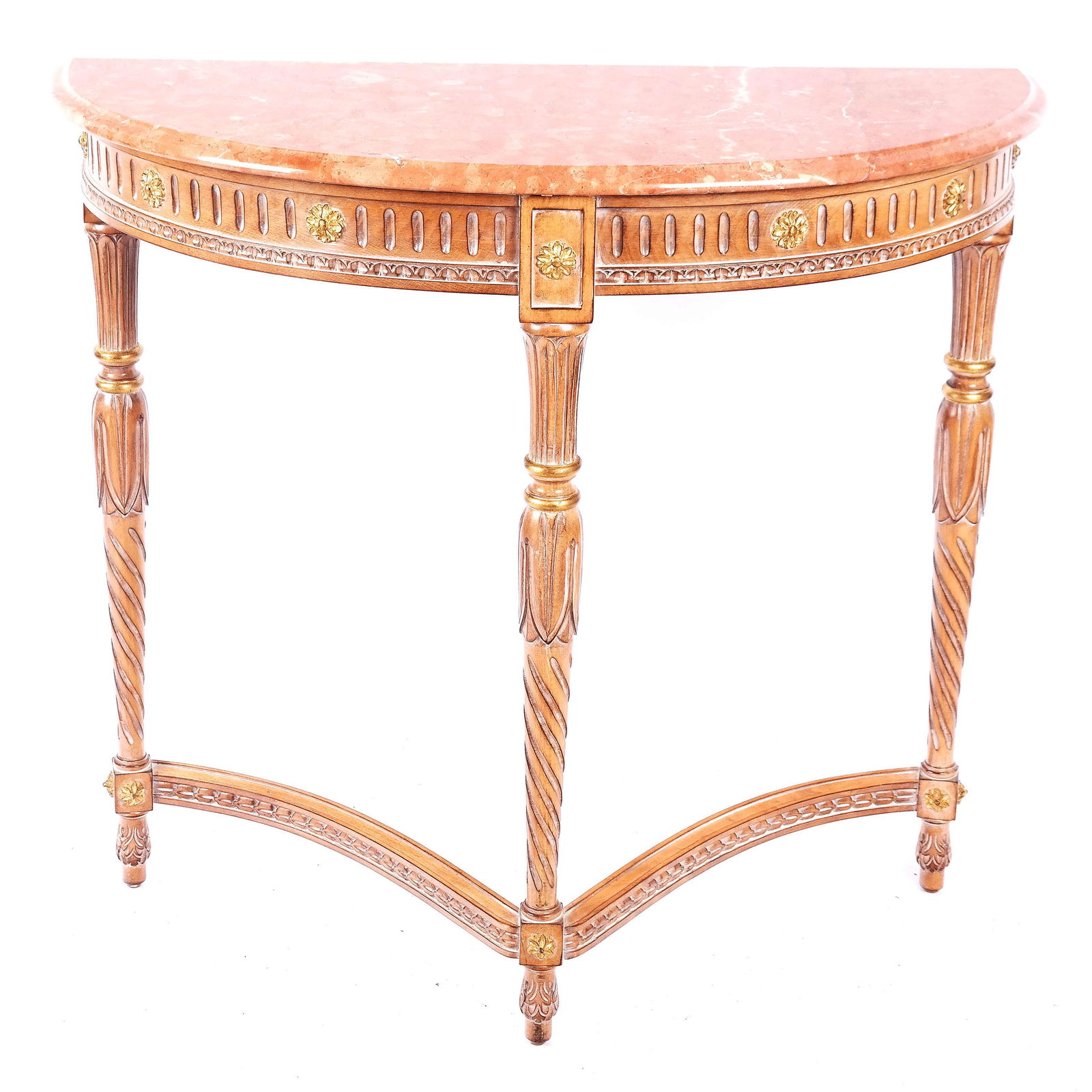 Louis XVI-Style Demilune Console (1 of 8)