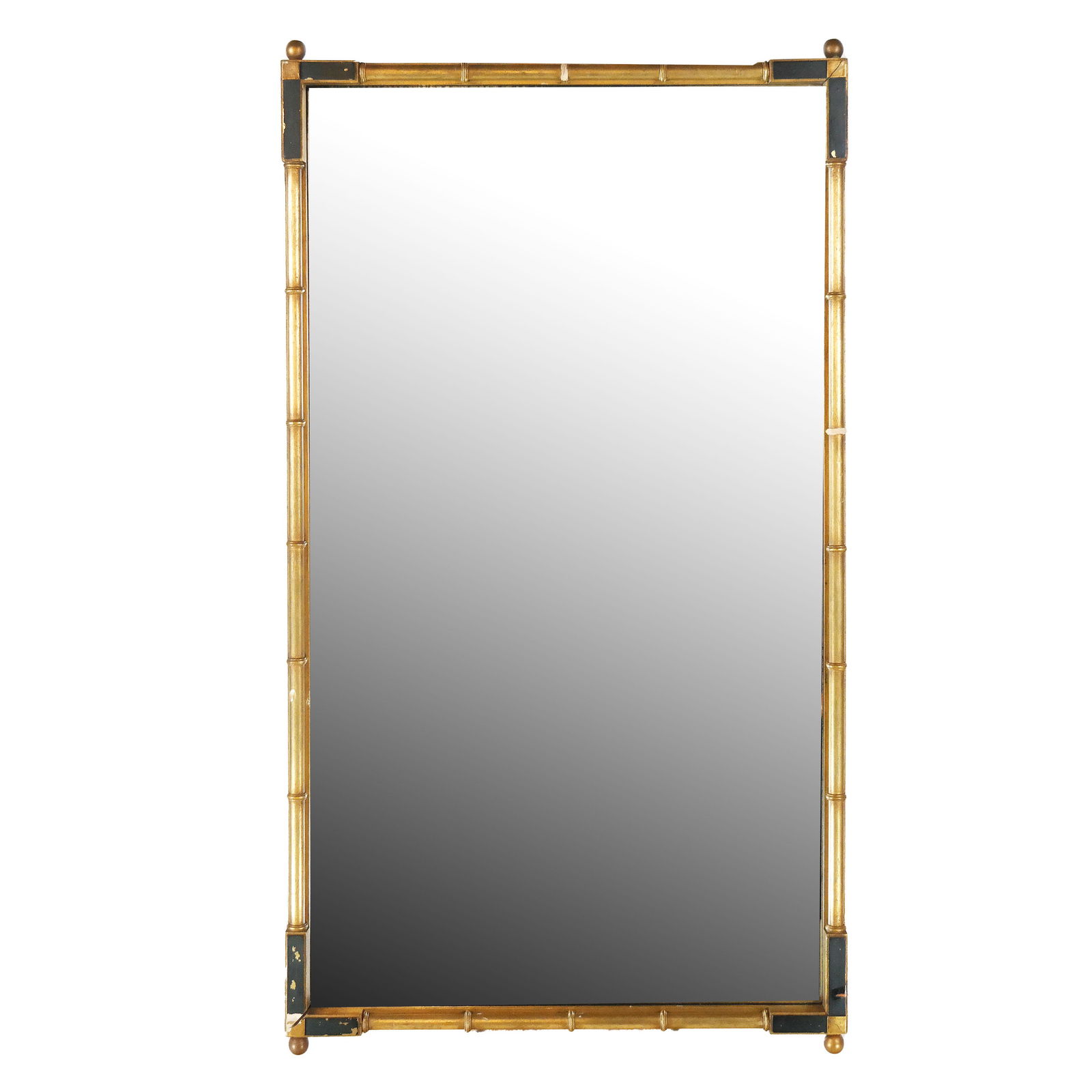 Faux Bamboo Gilt Framed Mirror (1 of 10)