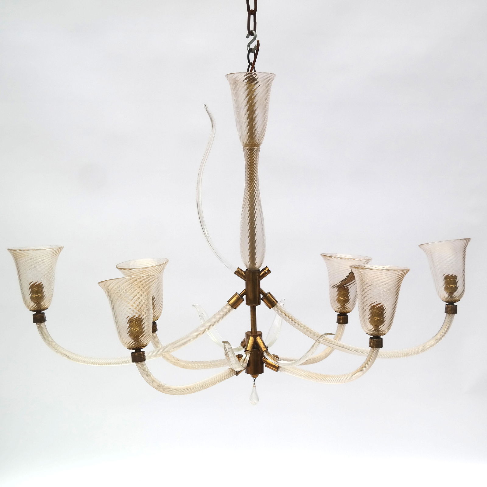Venetian-Style Murano Glass Chandelier (1 of 14)
