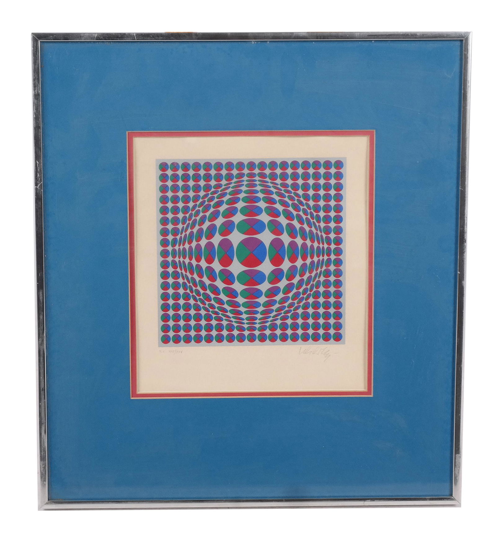 Victor VASARELY:  Sinlag Multicolor - Lithograph (1 of 5)