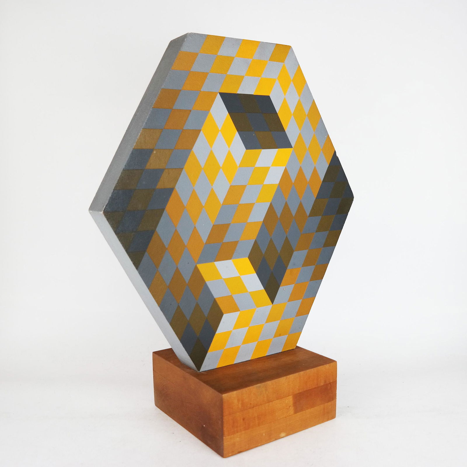 Attrib. to Victor VASARELY:  Op Art Sculpture (1 of 14)