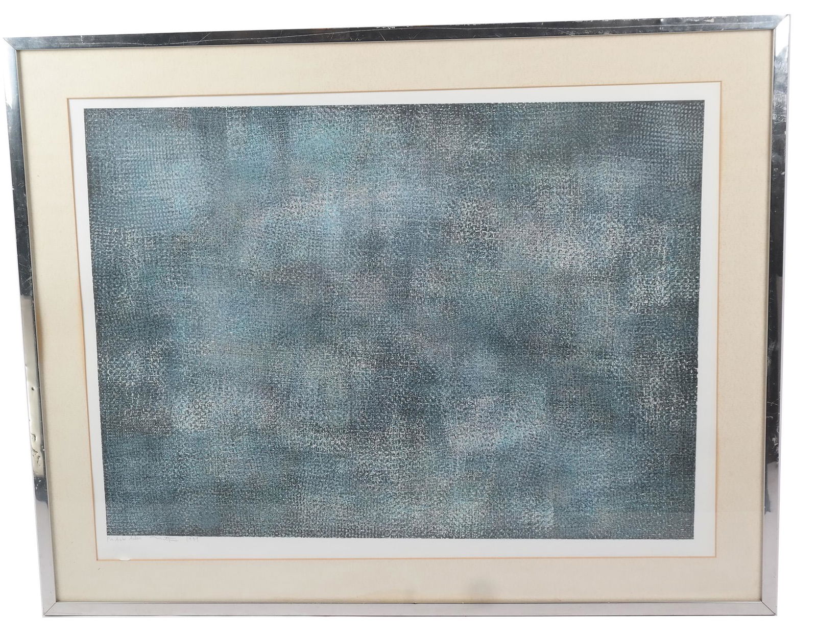 Robert NATKIN: Blue Green Abstract - Lithograph (1 of 9)