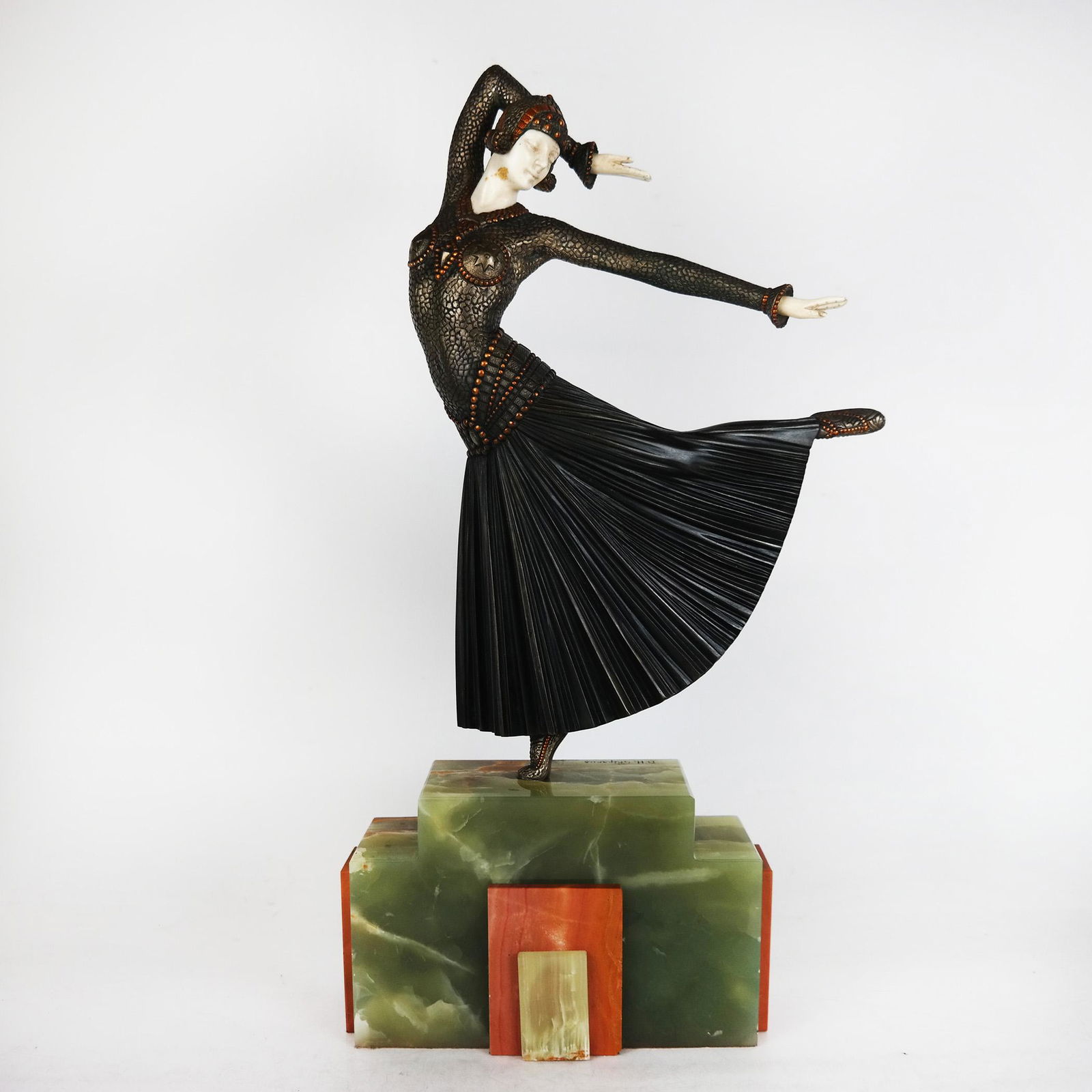 Demetre CHIPARUS: "Ayouta" Bronze Sculpture (1 of 20)