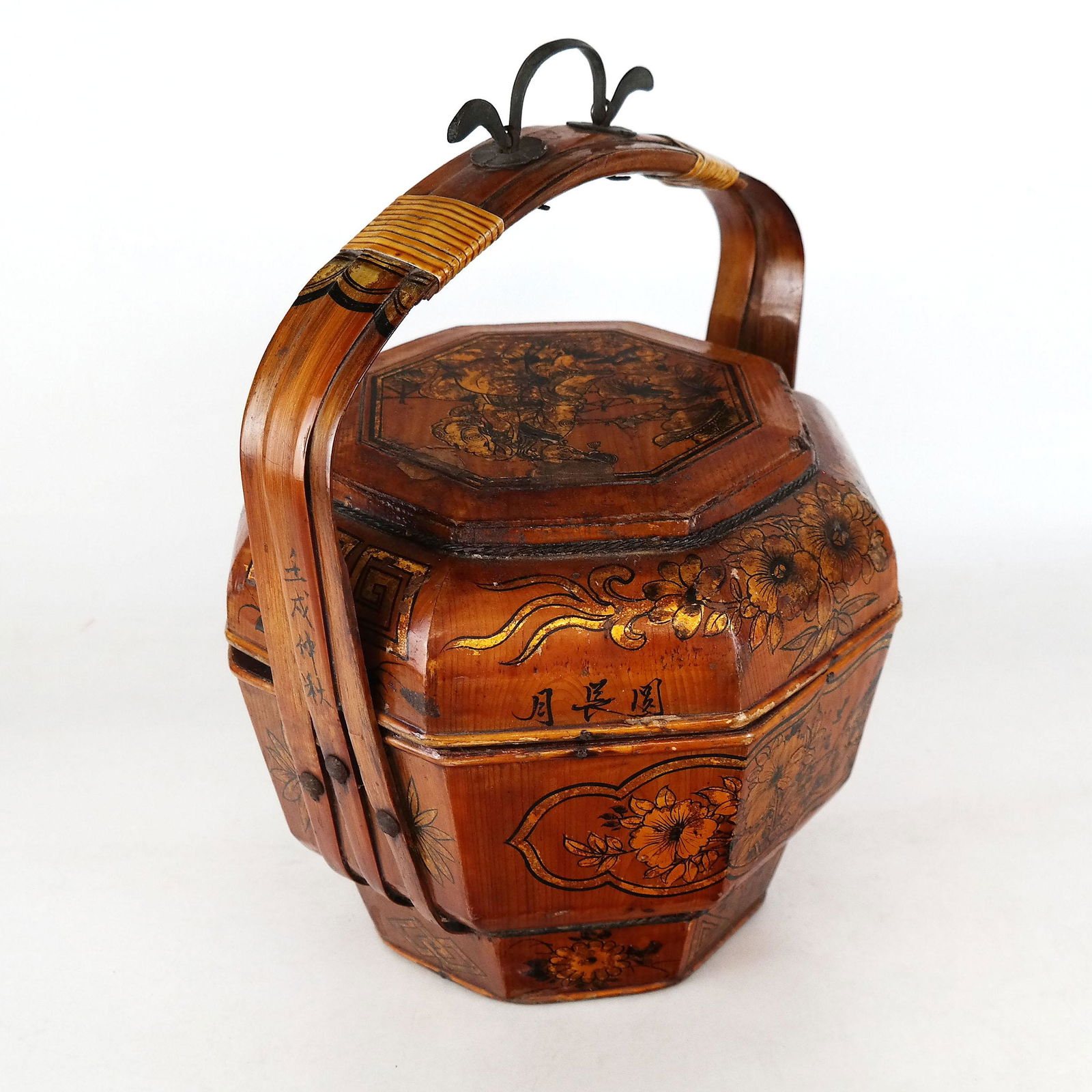 Asian Lacquer Wedding Basket (1 of 10)