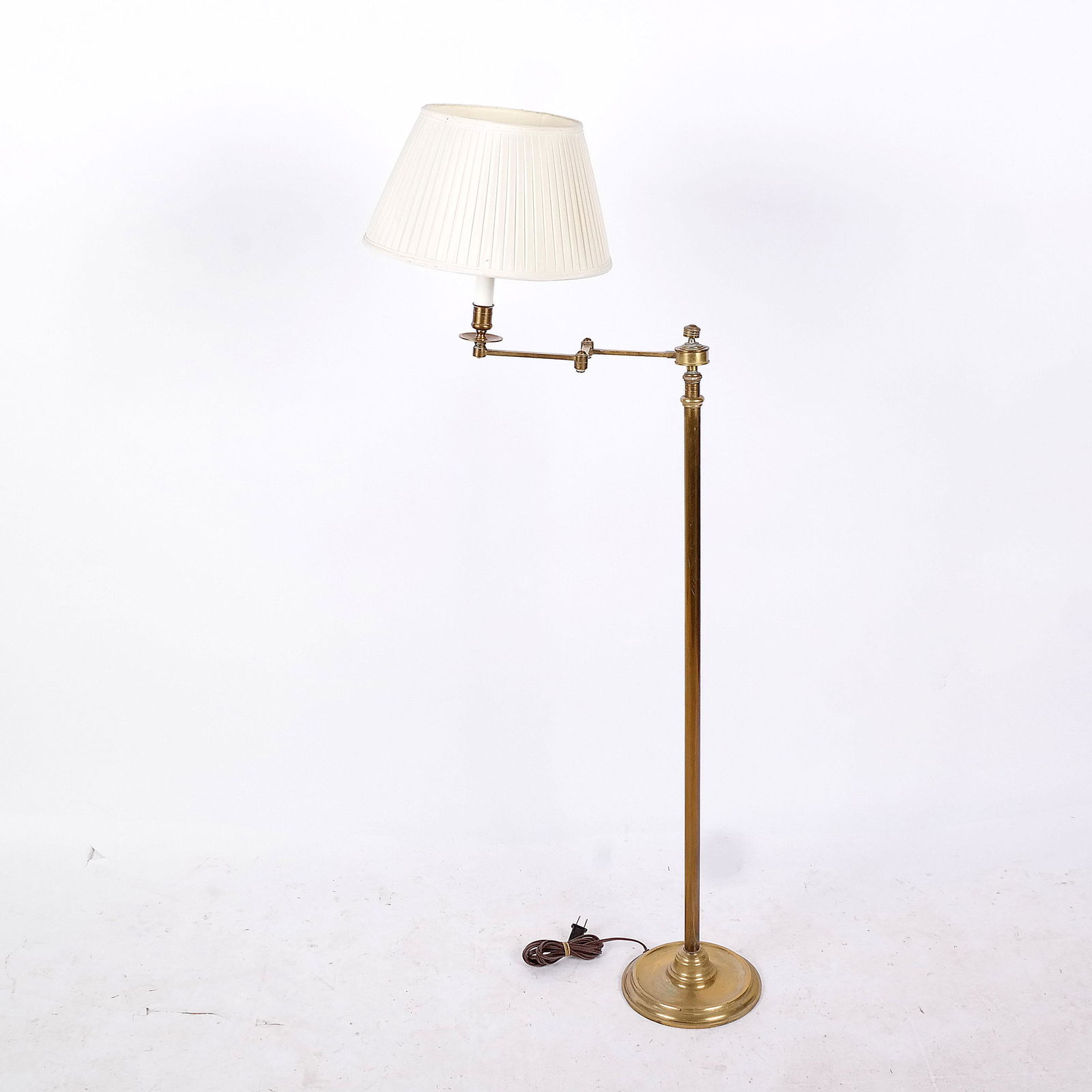Vintage Brass Articulated Candle Stand Floor Lamp (1 of 5)