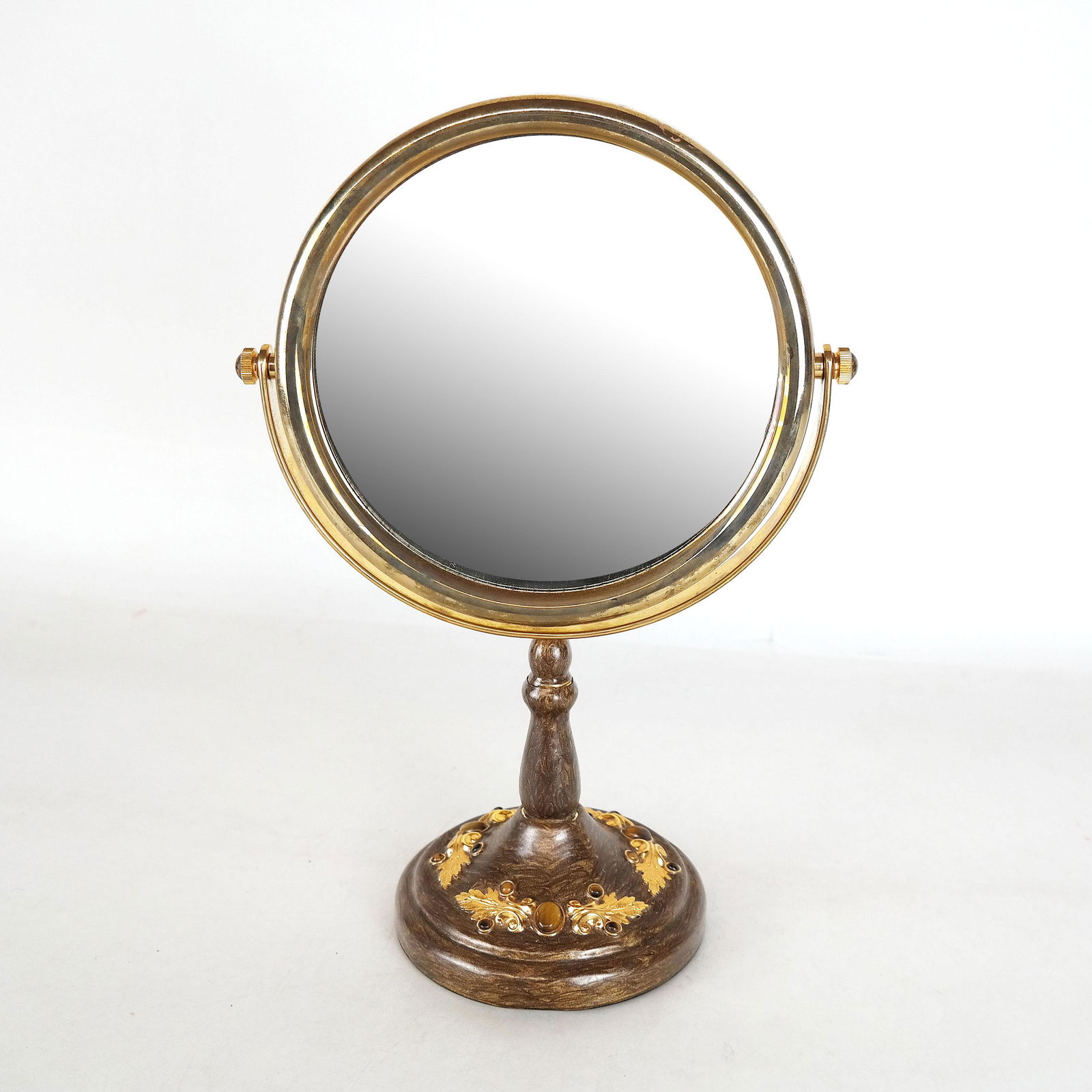 Gilt Metal Dressing Mirror (1 of 8)