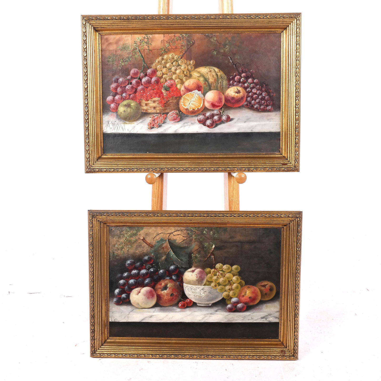 A. MILNE: Pair of Oil Paintings (1 of 11)
