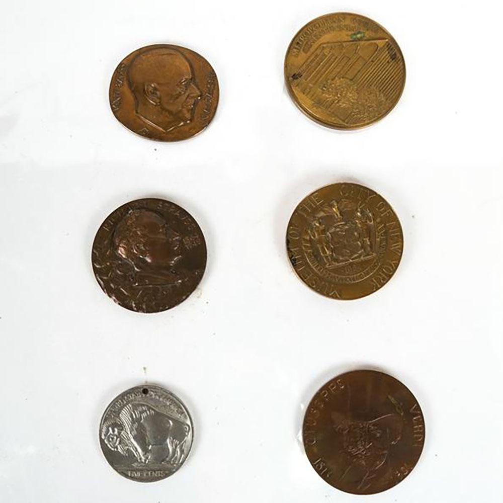 Six Large Medallions, Bronze, Other (1 of 13)