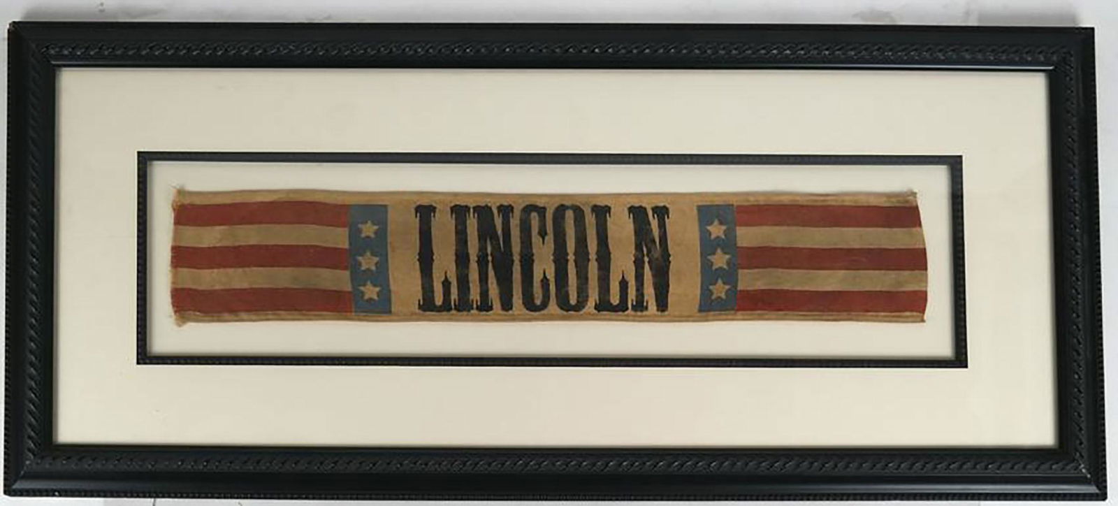 Abe Lincoln 1860 Presidential Campaign Banner (1 of 3)