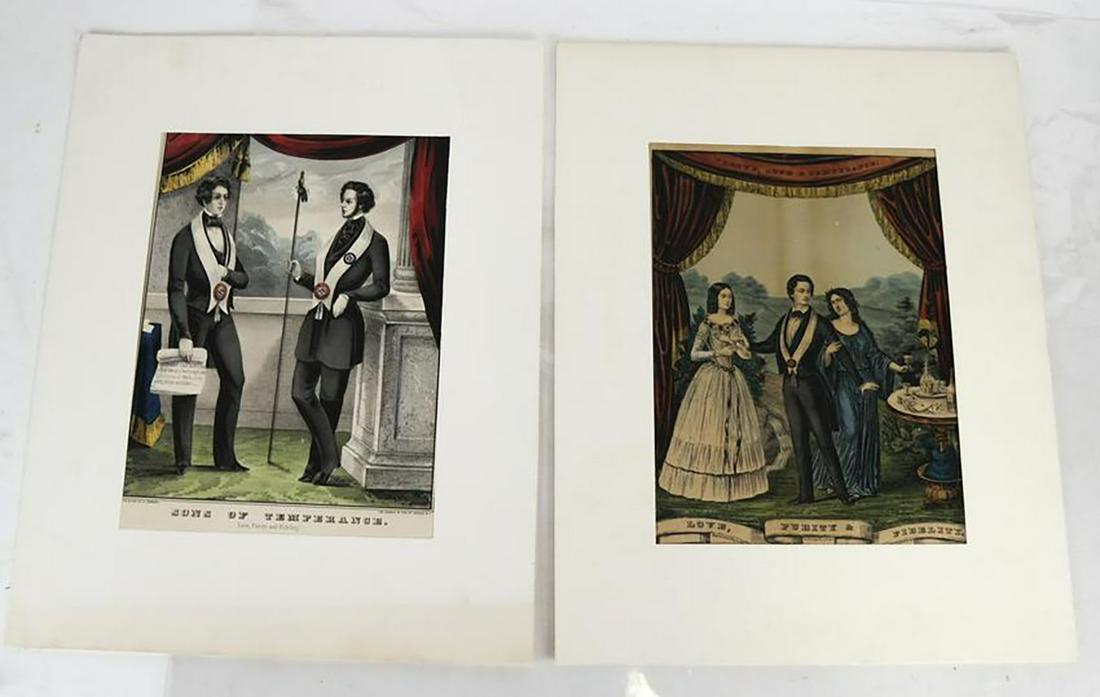 Currier Lithos; Grand National Temperance Banner (1 of 4)