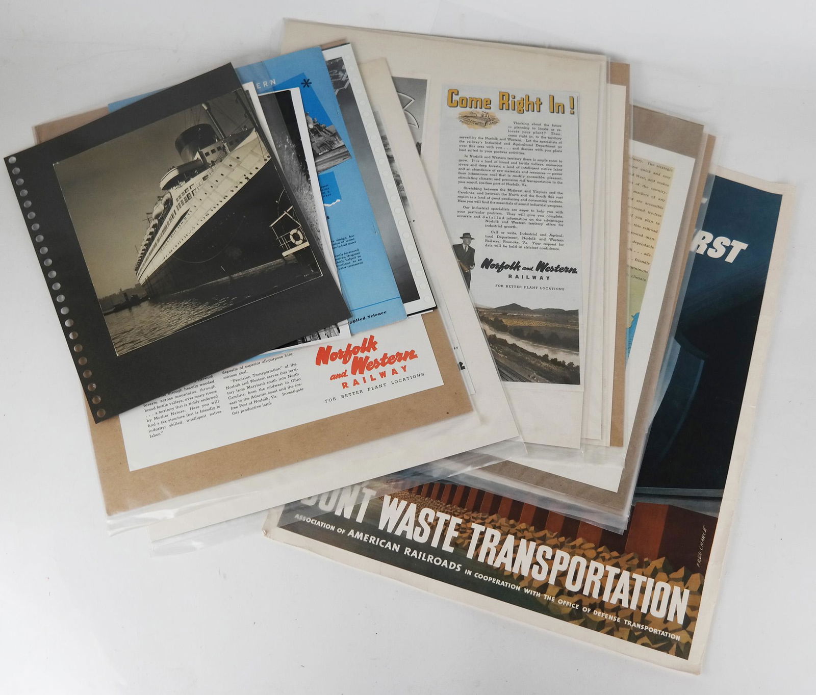 Assorted 20th C. Transportation Related Ephemera (1 of 8)