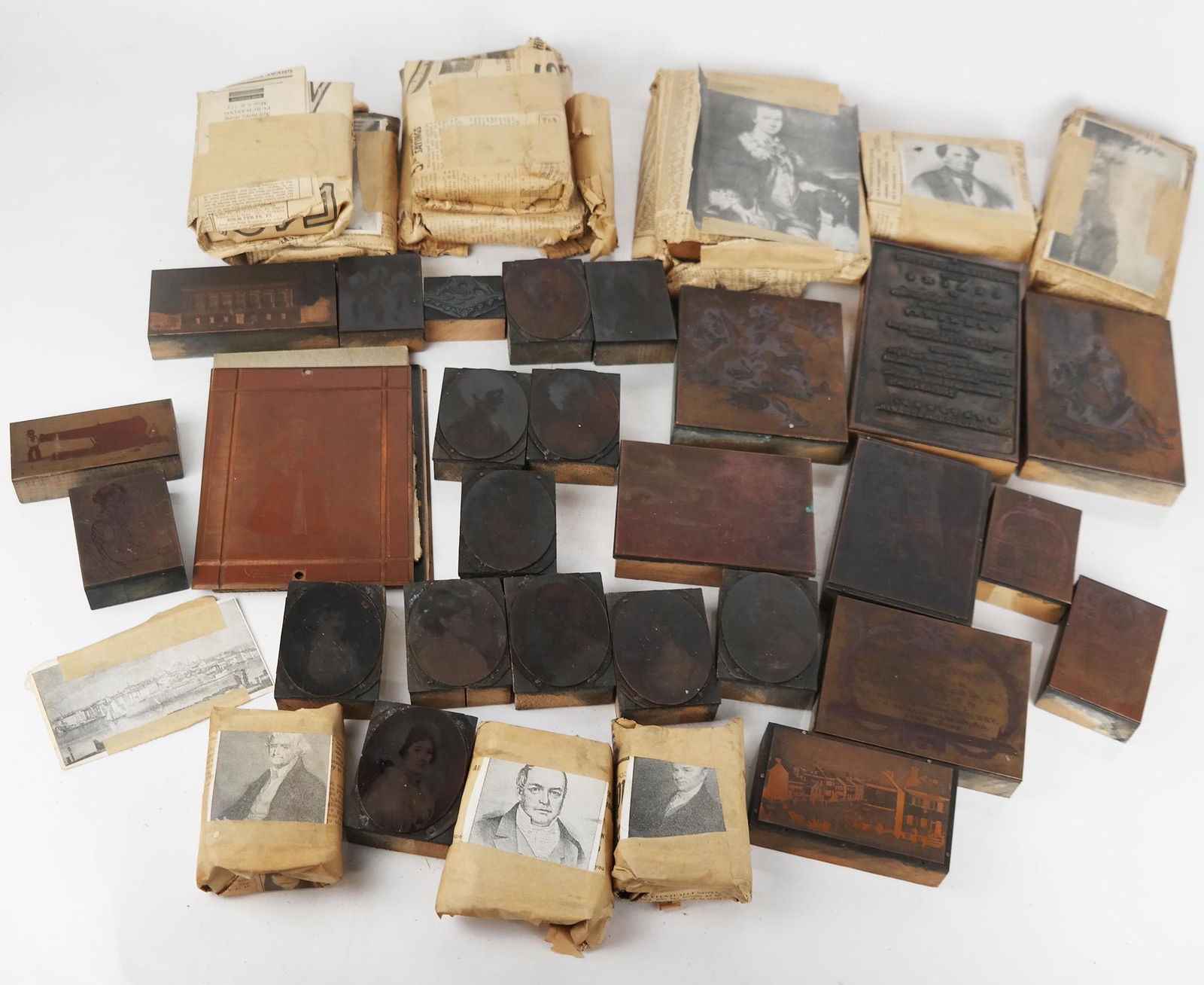 N.Y. Historical Society Copper Printing Plates (1 of 16)