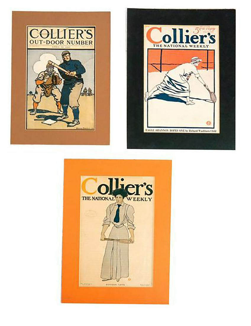 Edward PENNFIELD: 3 Collier's Magazine Covers (1 of 5)