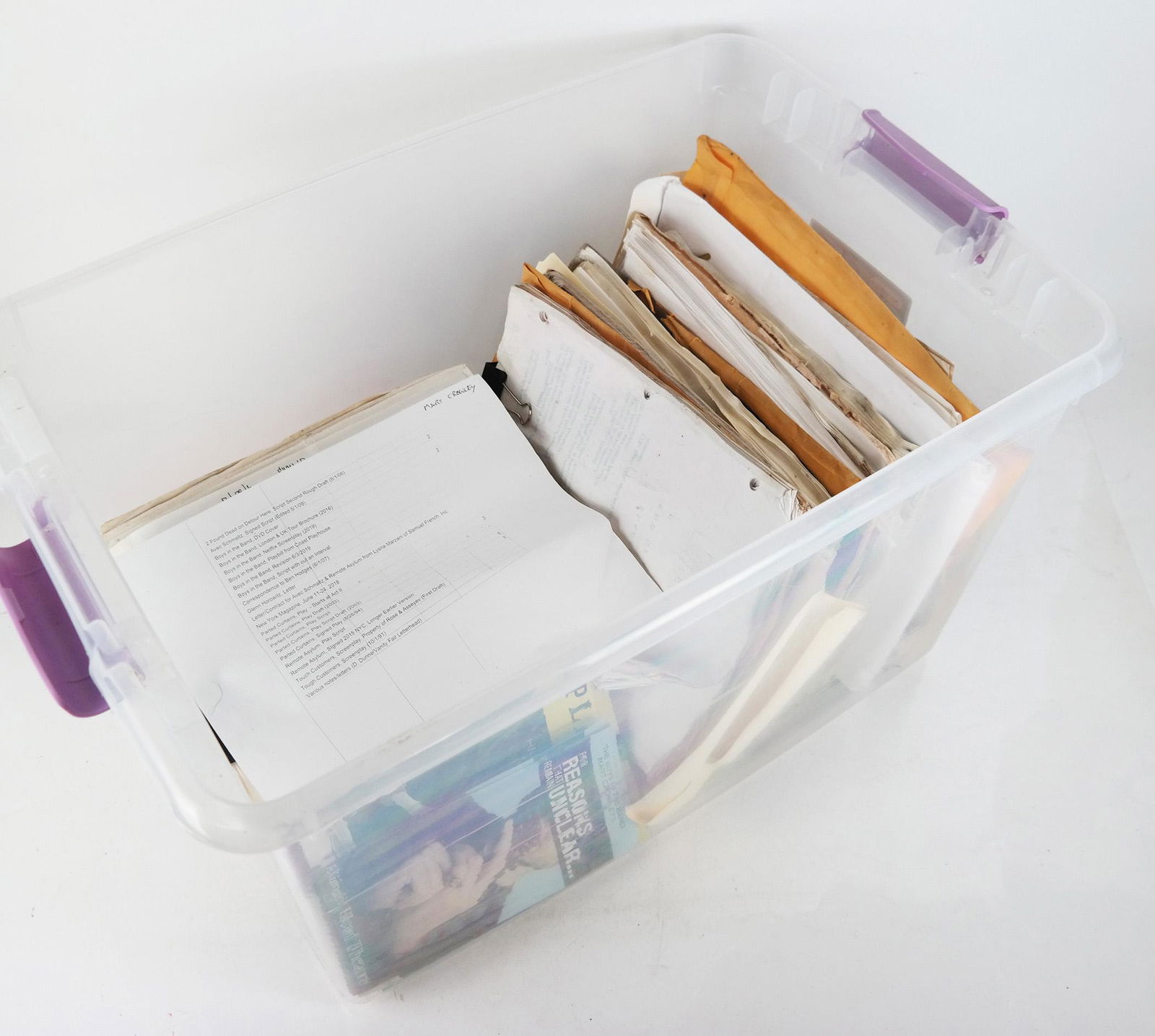 Mart CROWLEY: Letters, Scripts, Books, Etc. (1 of 8)