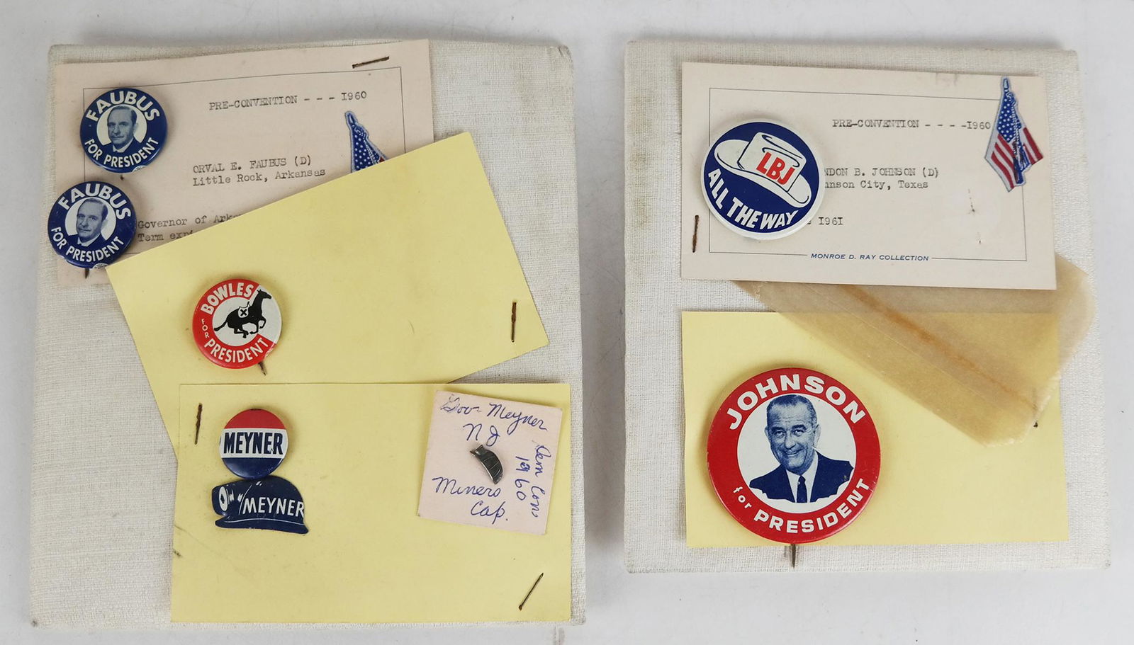Lot of 1960s Pre-Dem. Convention Buttons (1 of 8)