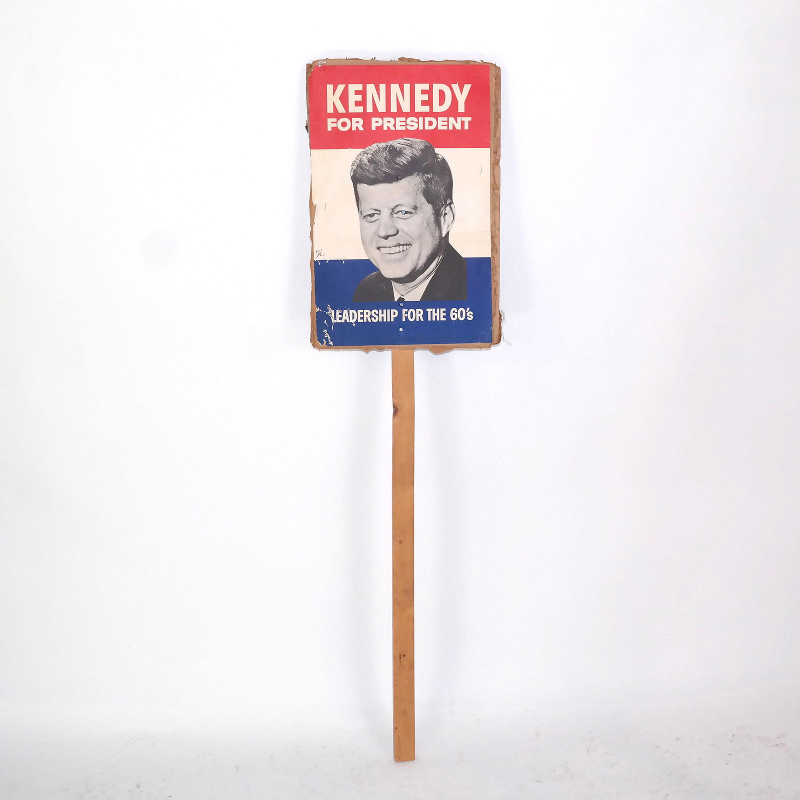 John F. Kennedy - Campaign Poster on Pole (1 of 6)