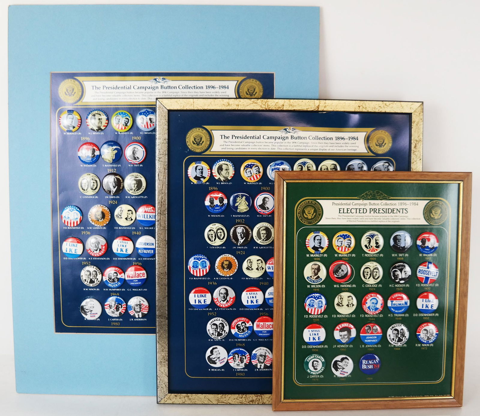 Three Presidential Button Collections (1 of 10)