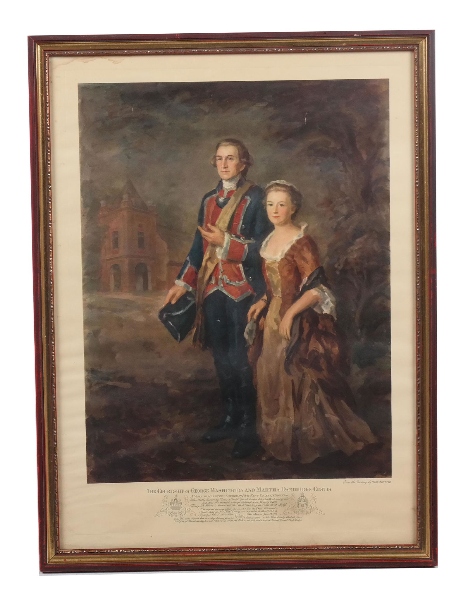After SILVETTE: Courtship of G. Washington - Print (1 of 7)