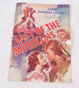 "Last of the Mohicans" 1936 Promo Magazine