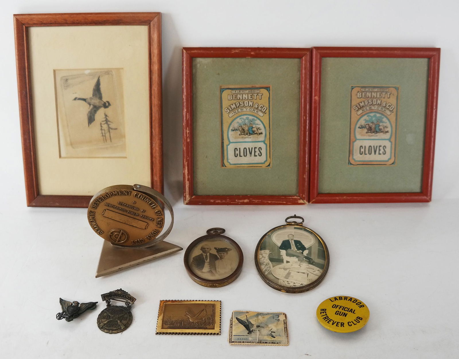 Mixed Lot of Framed Photos, Ephemera, Others (1 of 12)