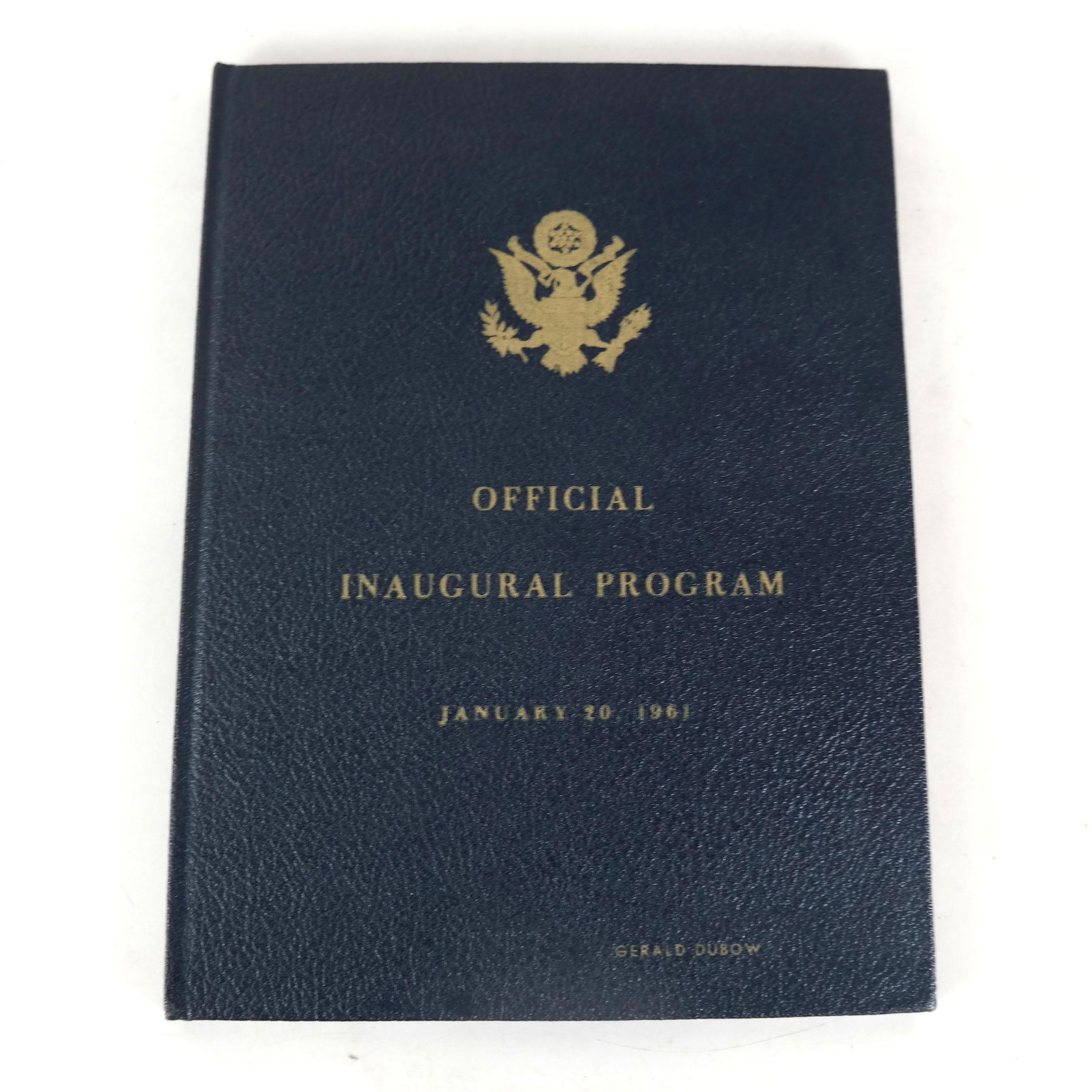 John F. Kennedy 1961 Official Inaugural Program (1 of 7)