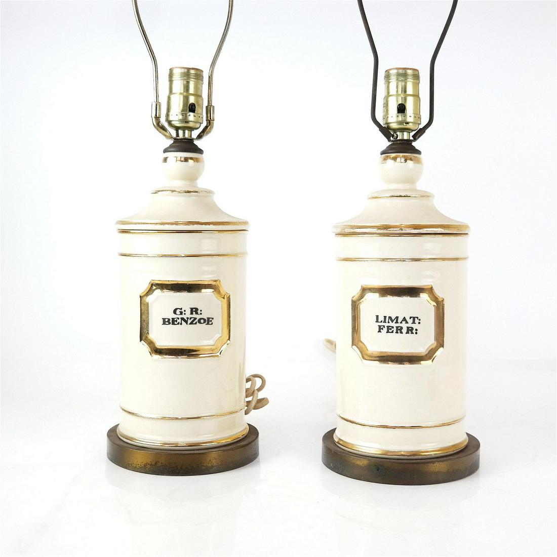 Pair Apothecary Jar Lamps (1 of 7)