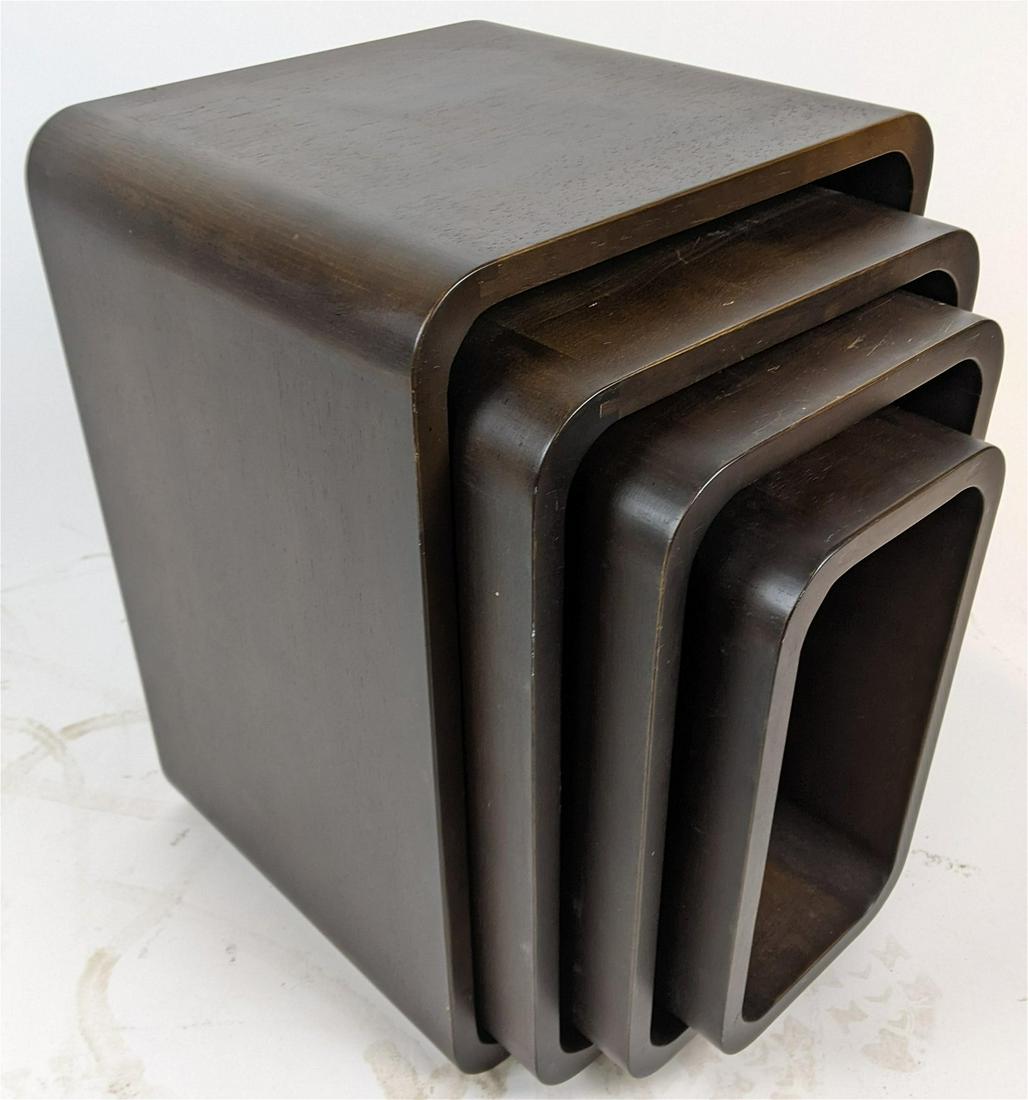 20th C. Modern Walnut Stacking Tables (1 of 6)