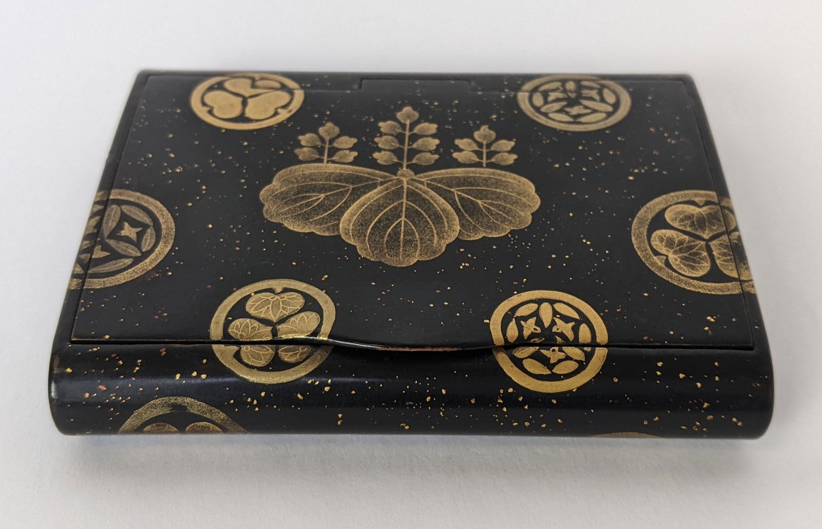 Japanese Lacquered Decorated Box (1 of 10)