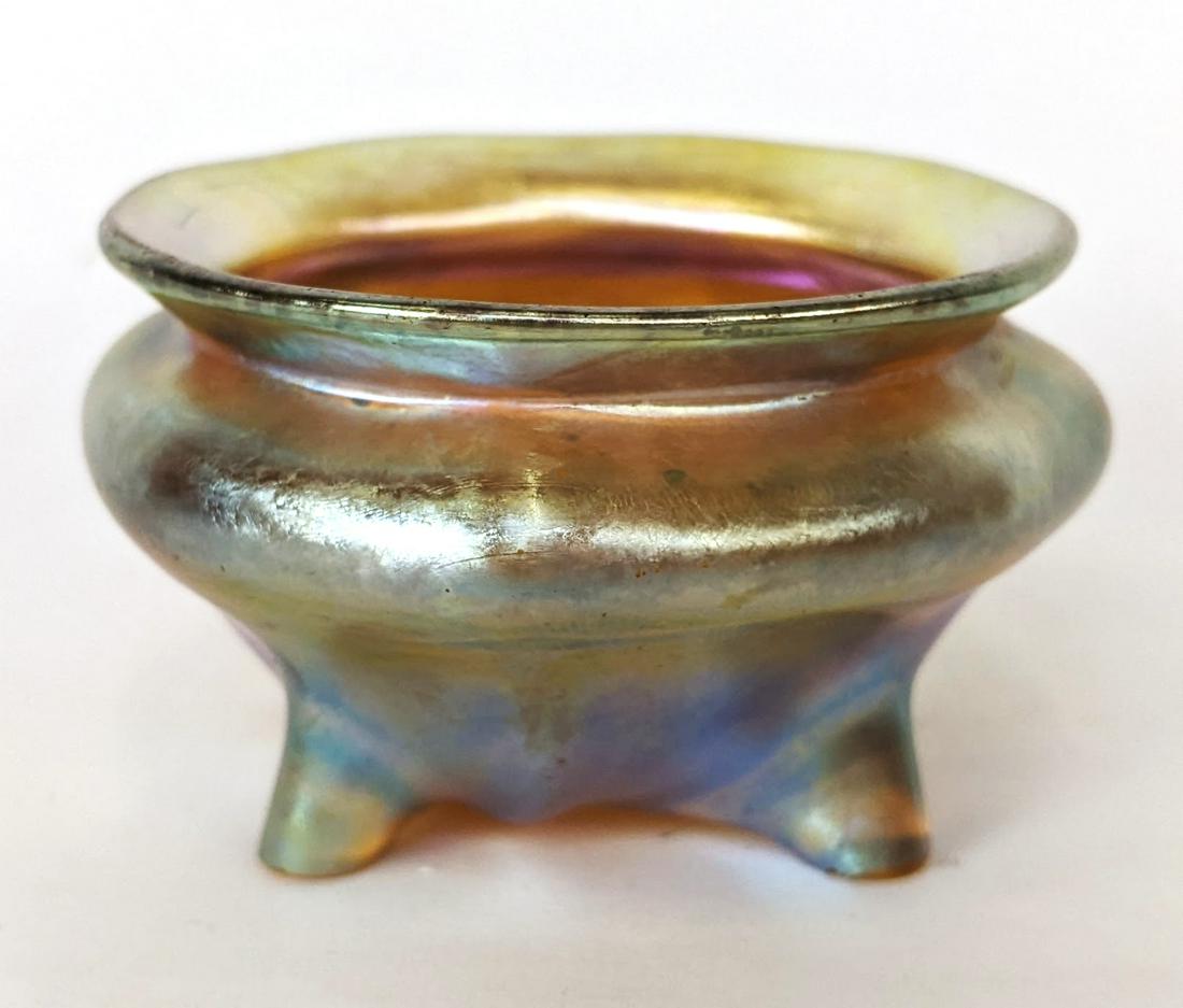 Louis Comfort Tiffany Footed Salt Bowl (1 of 10)
