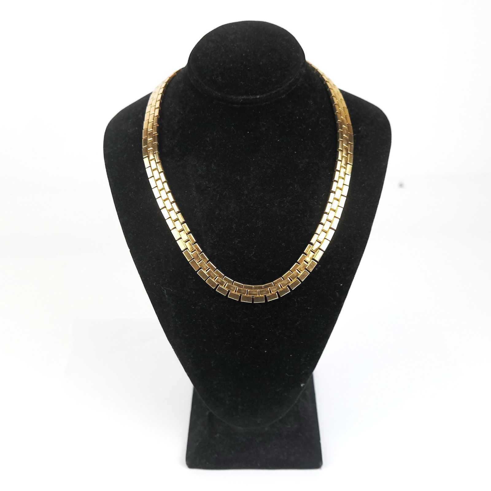 18K Yellow Gold Triple Link Choker (1 of 14)