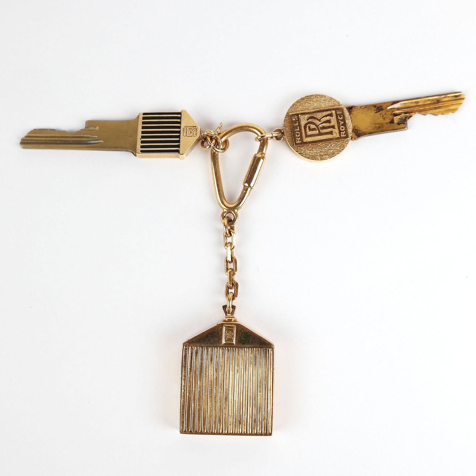 Rolls Royce 18K Key Chain with 2 Gold Keys (1 of 9)