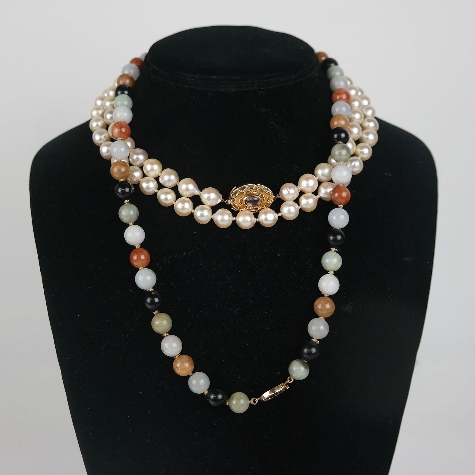 Semi-Precious Bead and Pearl Necklaces (2) (1 of 14)