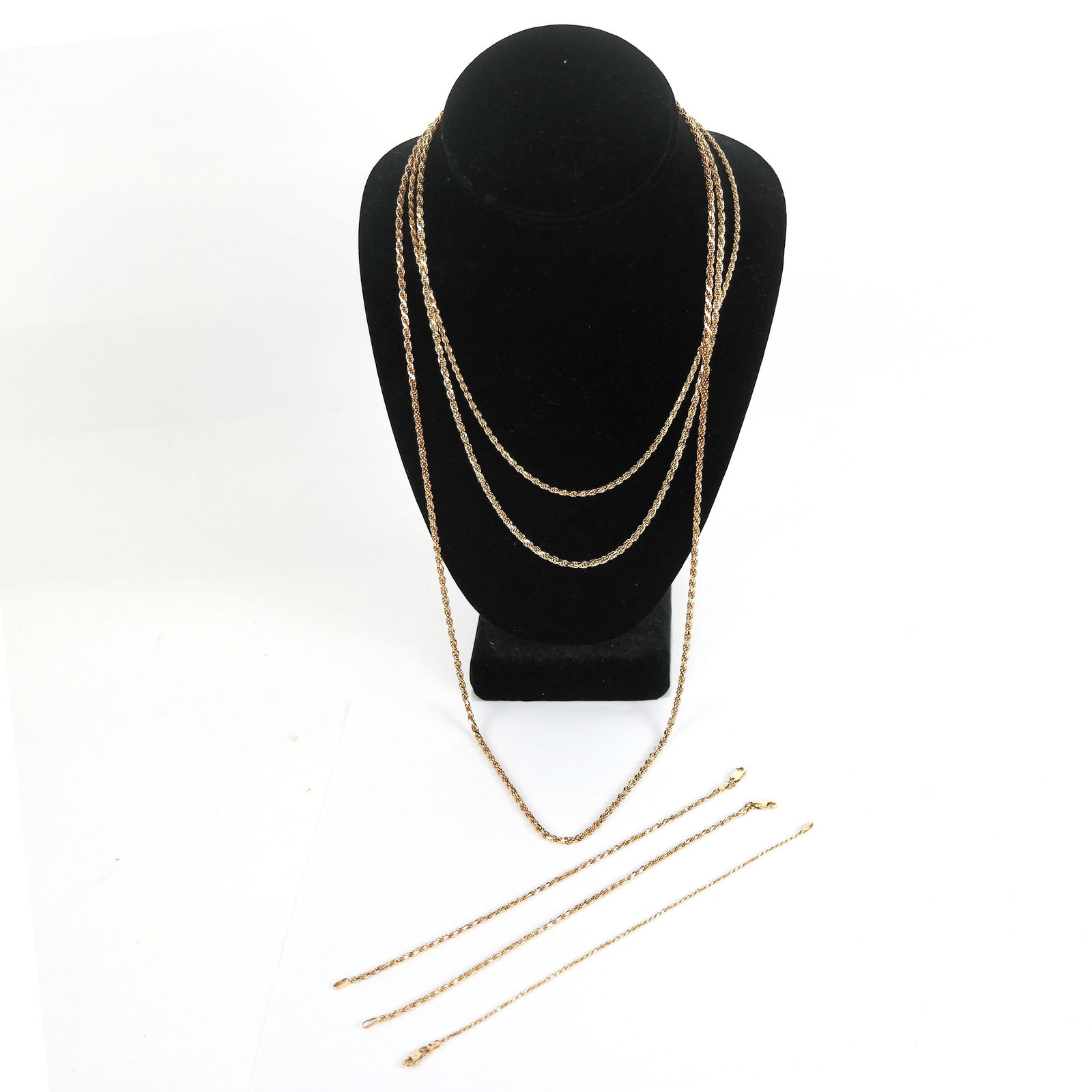 Six 14K Gold Rope Chains (1 of 19)