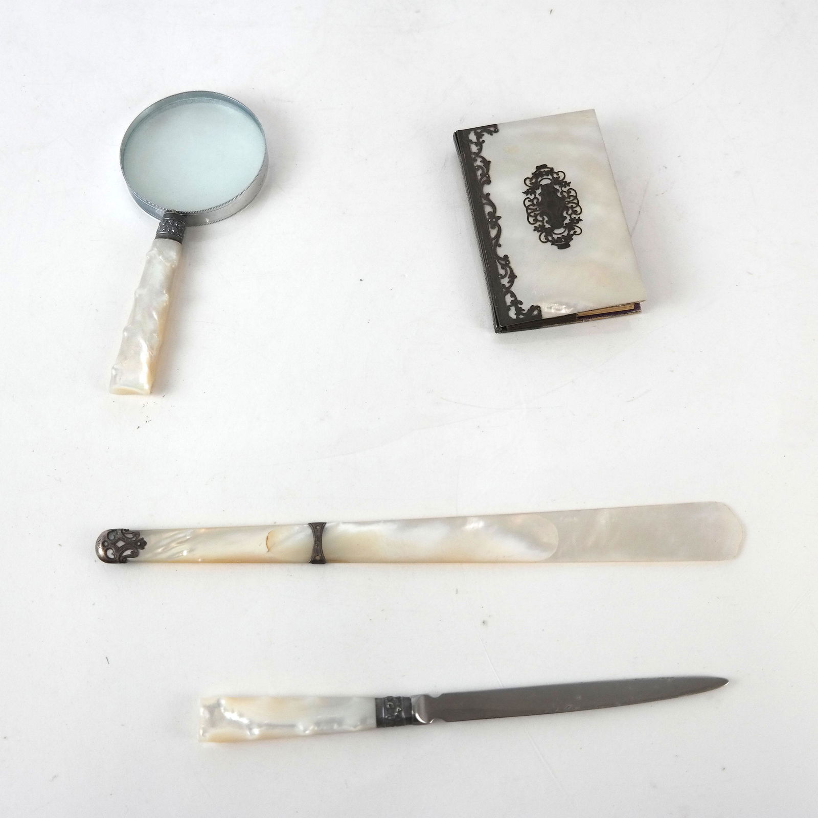 Four Mother-of-Pearl Small Desk Articles (1 of 12)