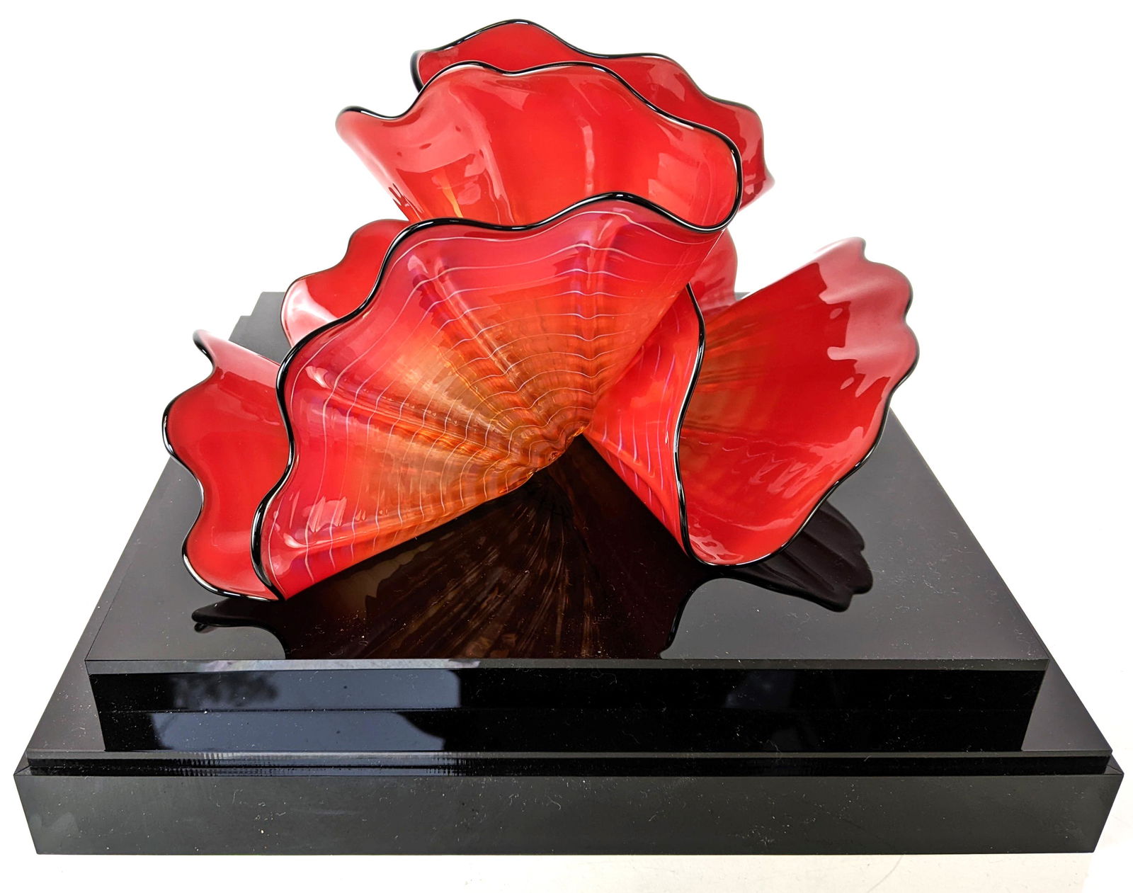Dale CHIHULY: Red Amber Persian Pair - Sculpture (1 of 20)