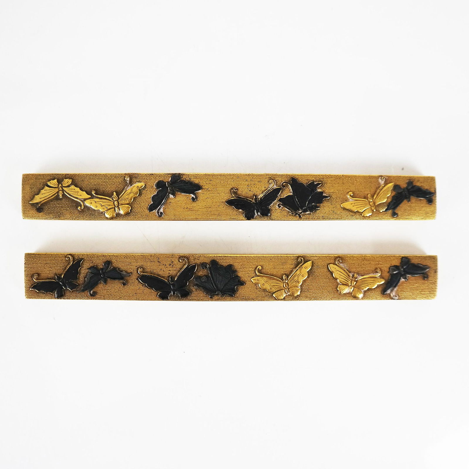 Pair of Solid Brass Scroll Weights (1 of 11)