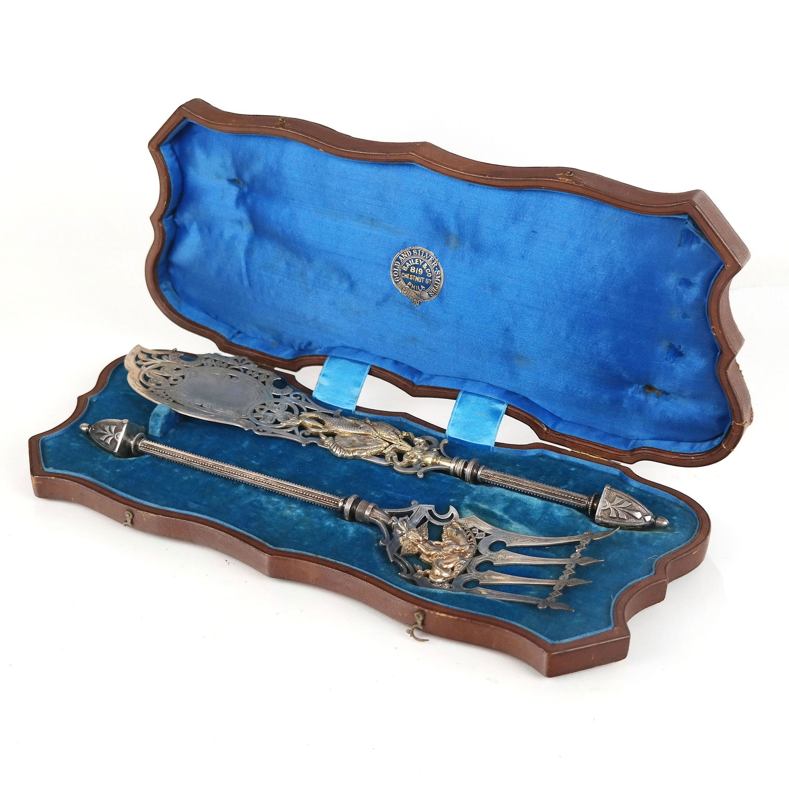 Sterling Silver Fish Serving Set - 2 Pcs. (1 of 14)