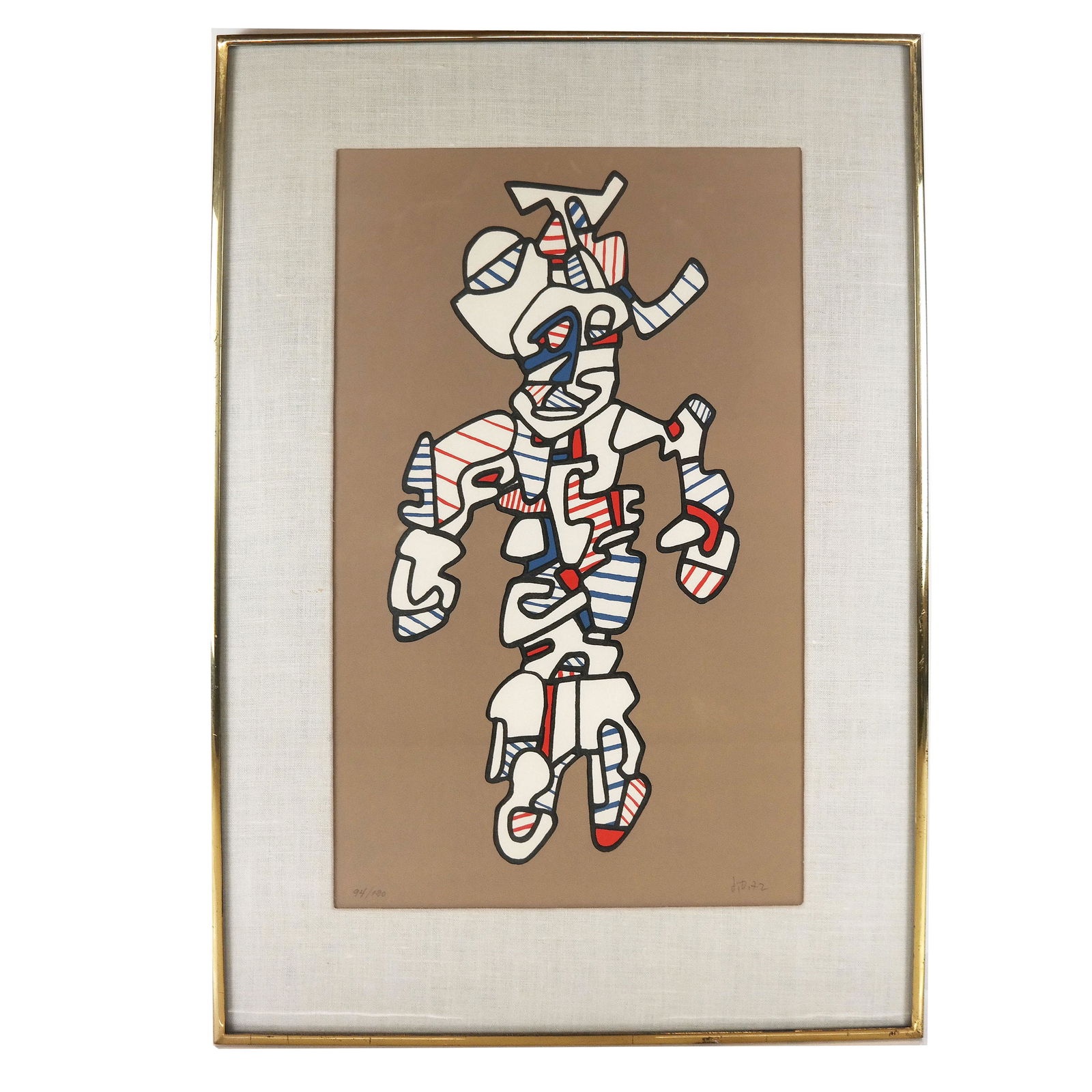 Jean DUBUFFET: Signed Silkscreen Print (1 of 7)