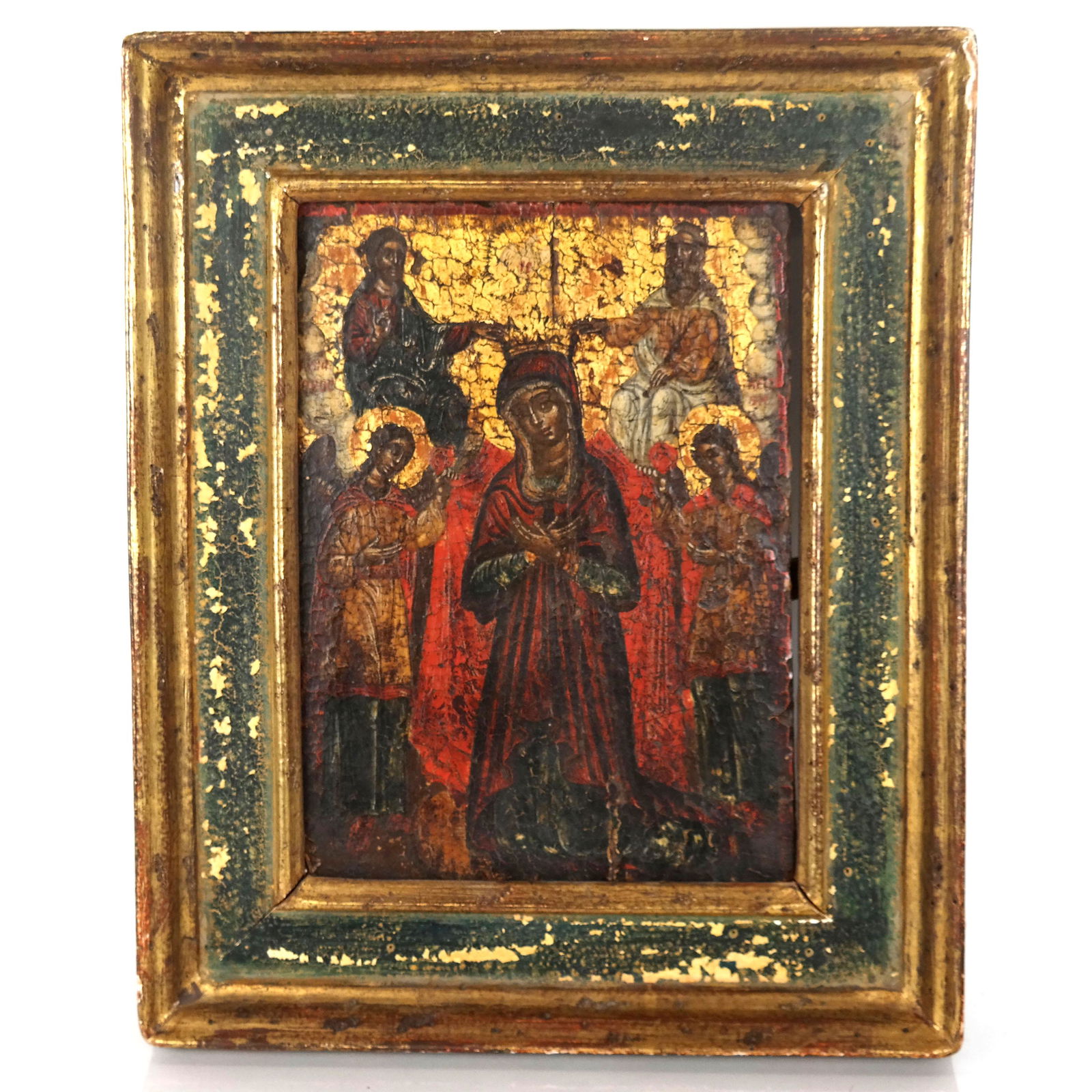 Antique Greek Icon Painting on Wood (1 of 5)